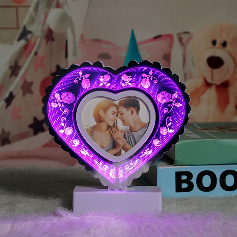 北欧创意LED相框 生日 房间装饰 拍照 店铺摆放 小清新细节图