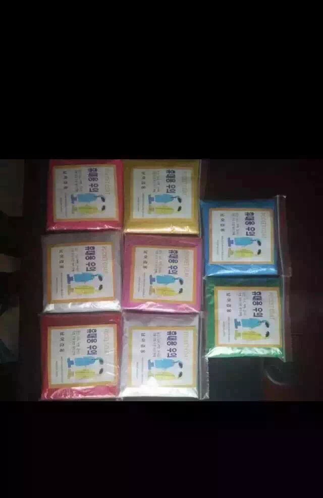 天堂鸟一次性雨衣韩文小包装