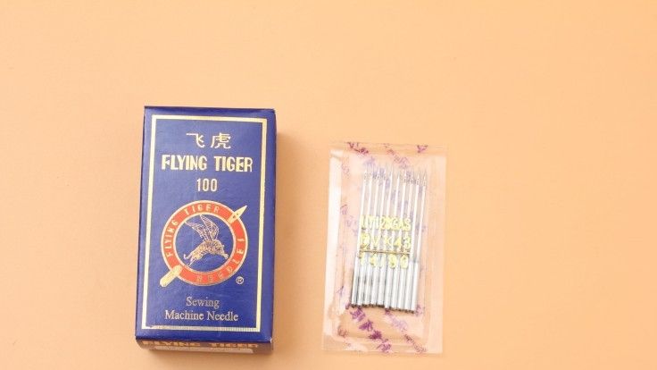 Flying Tiger brand UY128GAS DV*43 three-needle five-thread machine needle 冚 sewing machine needle stretching sewing machine sewing machine needle Item Picture