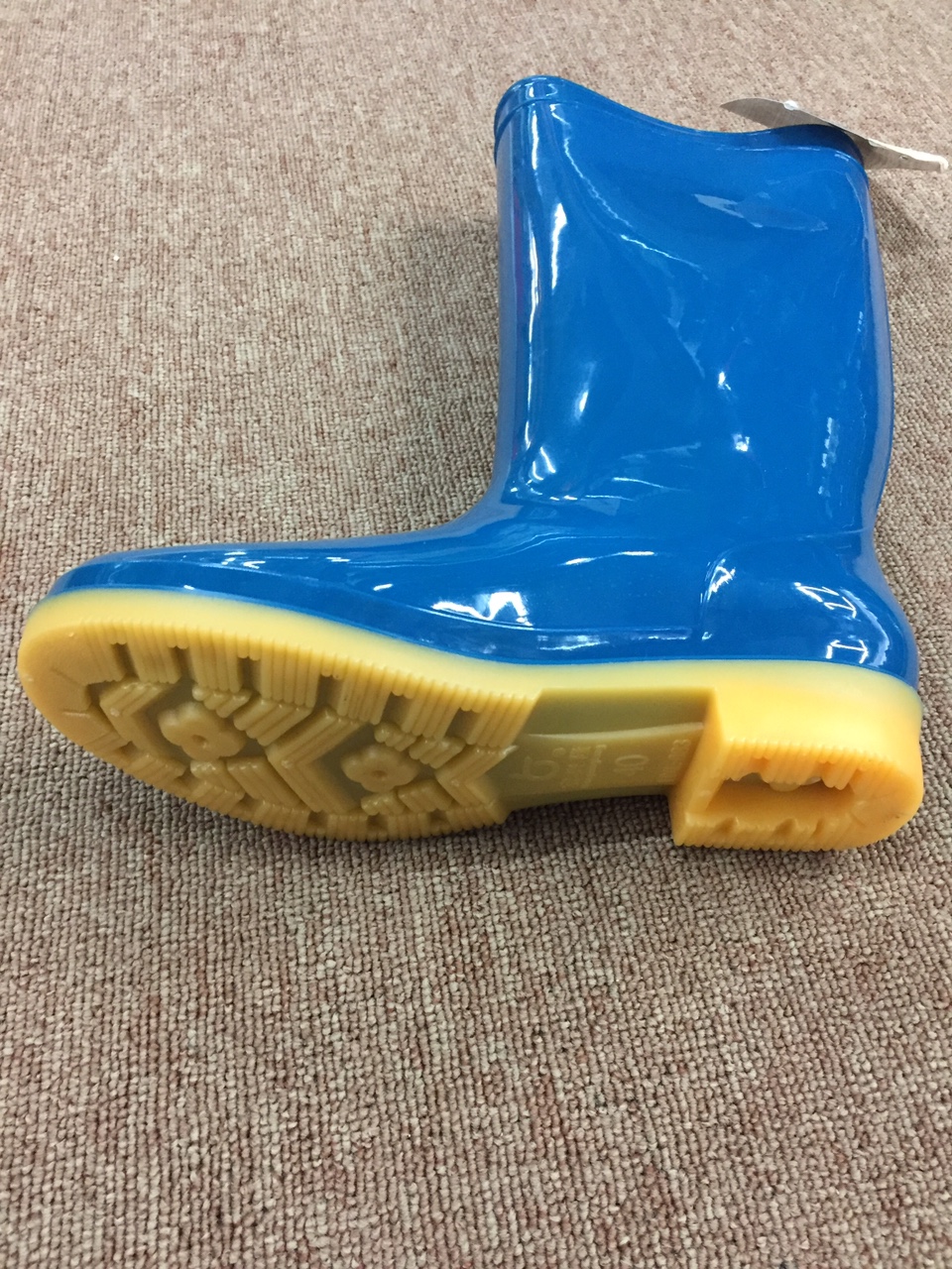 雨鞋456时尚花布高筒成人雨鞋女长筒水鞋防滑耐磨工雨靴厂家代发862