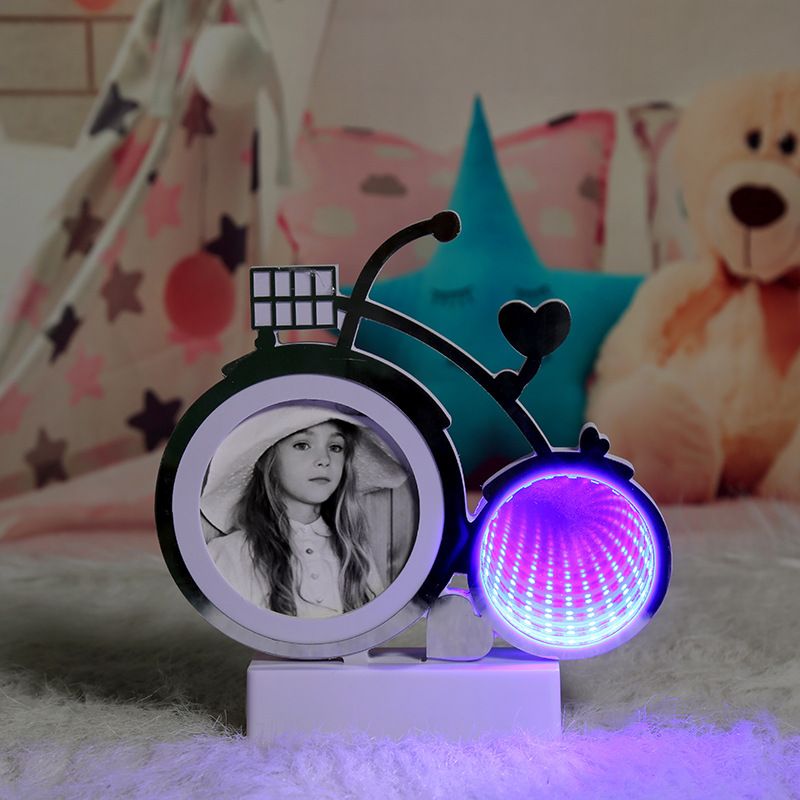 北欧创意LED相框 生日礼物 房间装饰 拍照 摆放 小清新产品图