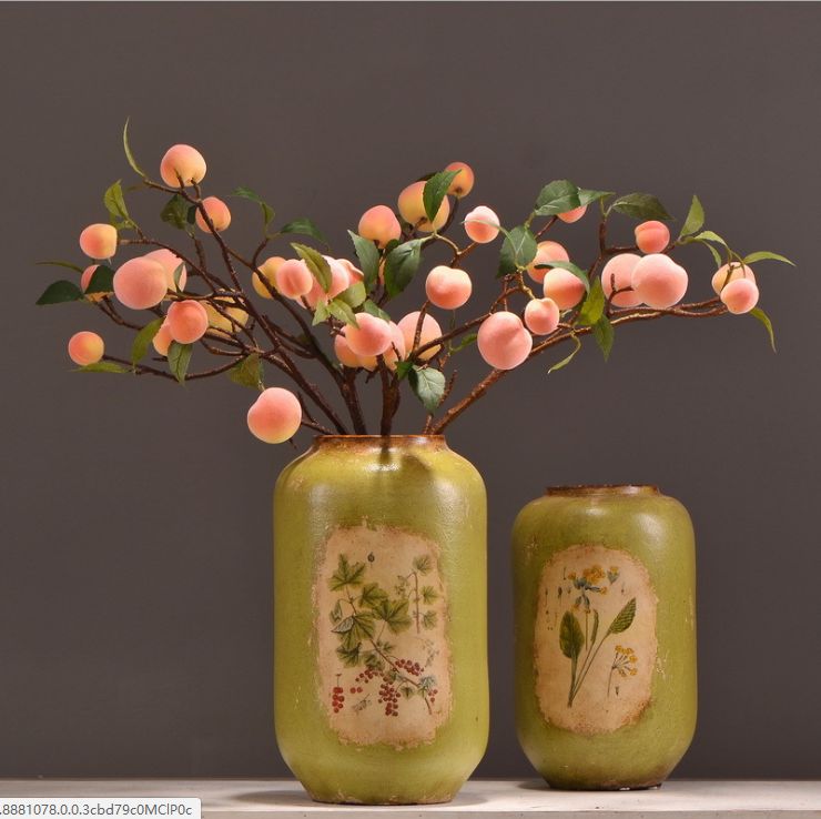 Lanjin Factory offers wholesale and direct sales of artificial flowers, Chinese-style decorative berries, peaches, artificial fruits, and foam artificial peaches