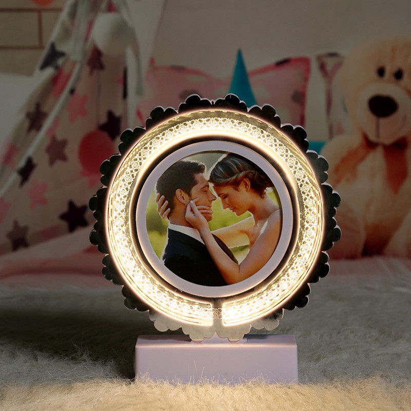 北欧创意LED相框 生日礼物 房间装饰 拍照 摆放 小清新详情图4