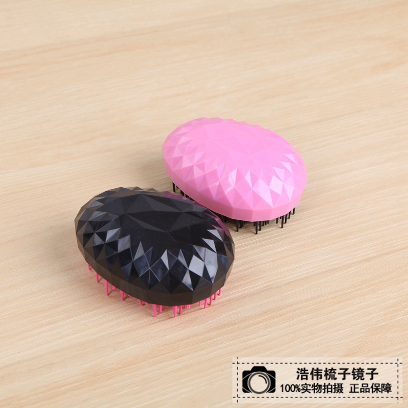 钻石纹鸡蛋梳子细节图
