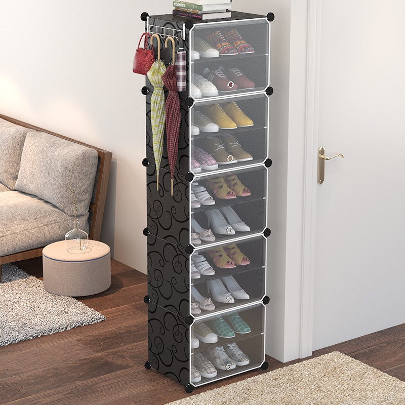 健利防尘鞋架多层塑料鞋柜简易现代经济型包邮家用省空间门厅柜详情图5