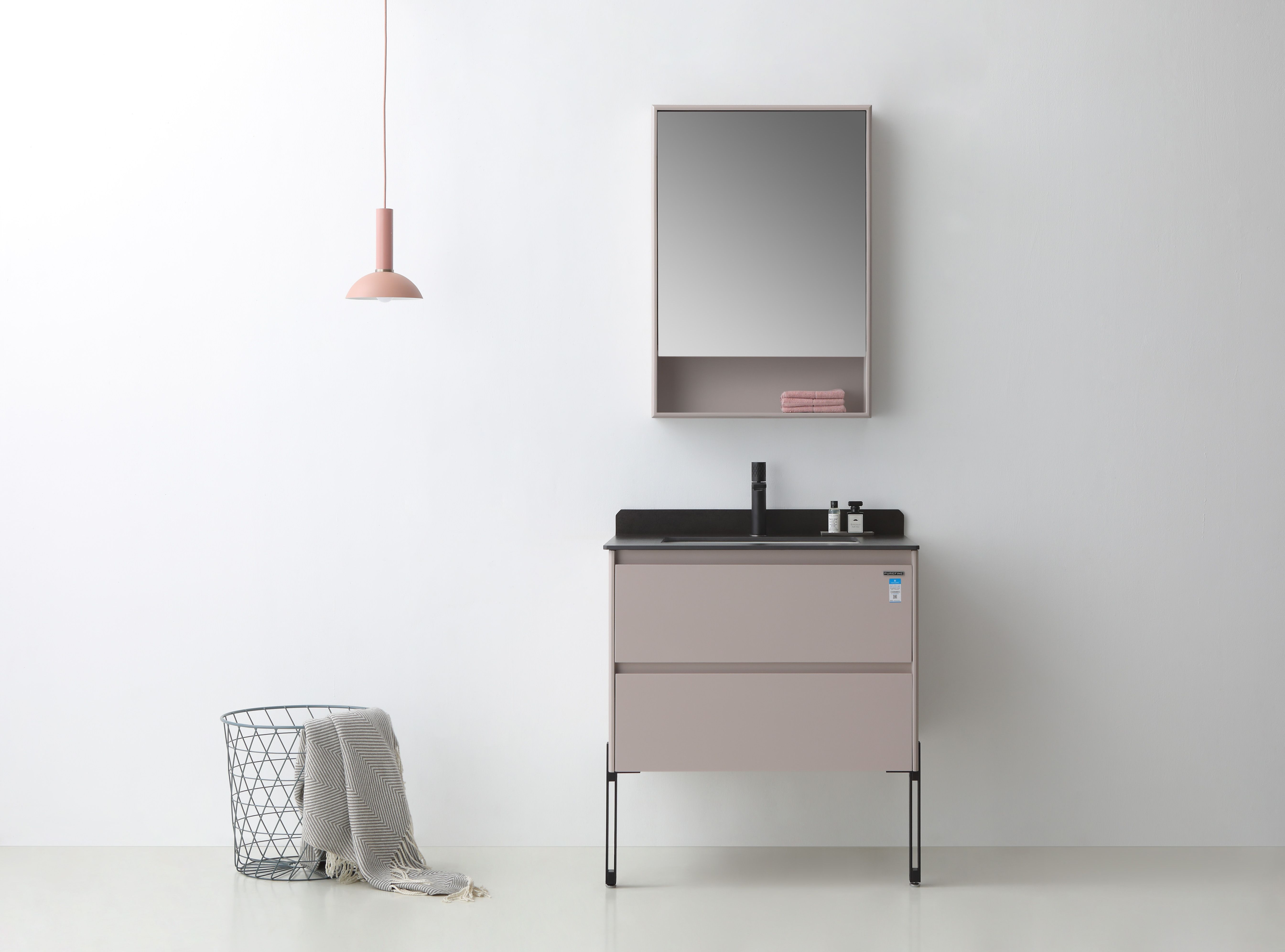 凡荣建材卫浴普瑞凡现代极简主义YA浴室柜