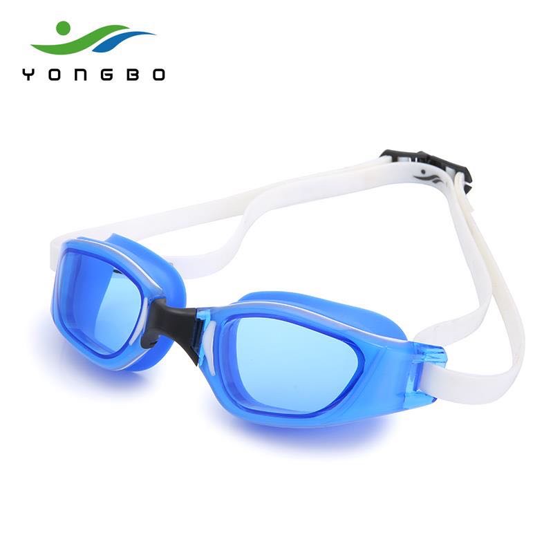 Yongbo genuine factory direct sales silicone anti-fog swimming goggles and waterproof swimming glasses Specification image