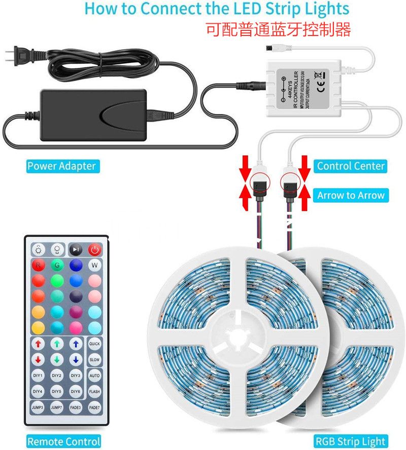 室内LED灯串实物图