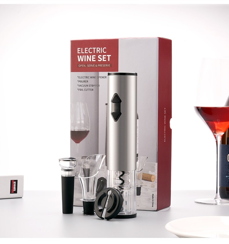 Electric wine bottle opener, bottle opener, screwdriver set, fully automatic wine creative wine utensils detail image 8