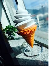 冰淇淋模型灯 冰激凌中灯 甜筒台式模型装饰灯 模型灯箱