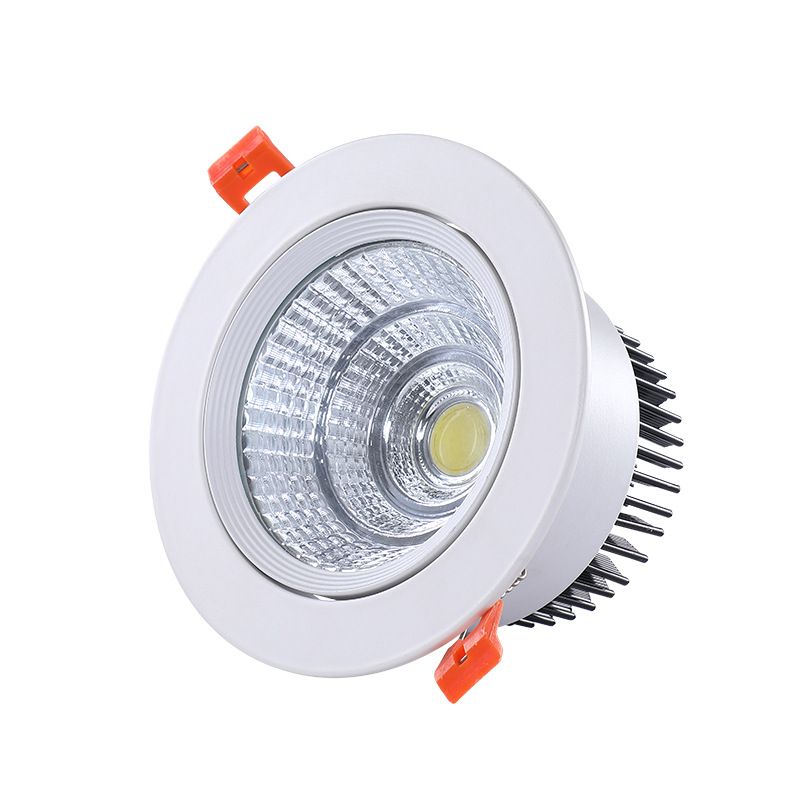 Ceiling spotlights, 7W recessed led spotlights, wall-washing downlights, home decoration recessed bull 's-eye lights, perforated 75cob deep anti-glare Application Scenario
