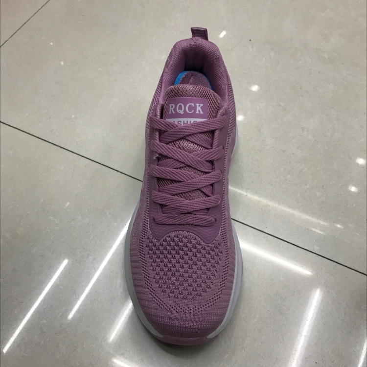 Women's breathable flying woven sports shoes details Picture
