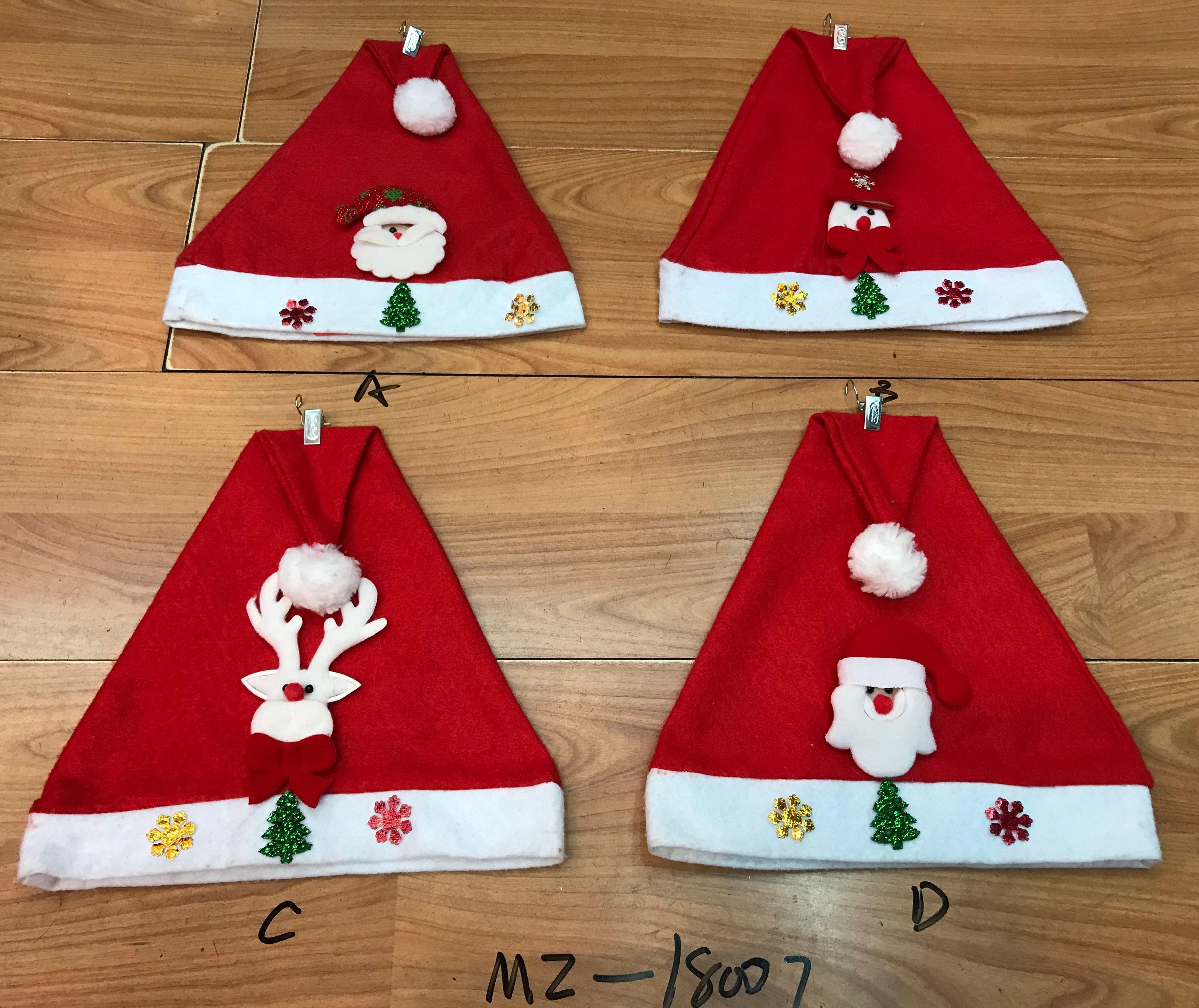 Christmas decorations, Christmas hats, high-quality non-woven fabric, children and adults, Santa Claus holiday gifts, factory direct sales 0611
