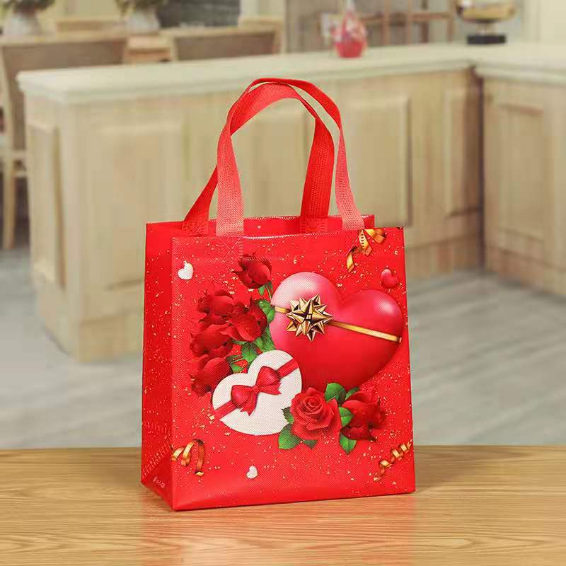 Manufacturers direct cartoon non-woven bag printing mulch bedroom sundry bag lunch box bag support custom wholesale thumbnail