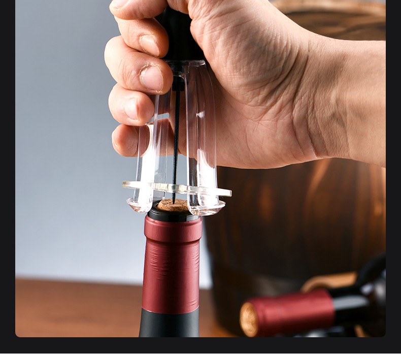 手动针式气压开瓶器 红酒启子针式气压开瓶器详情图6