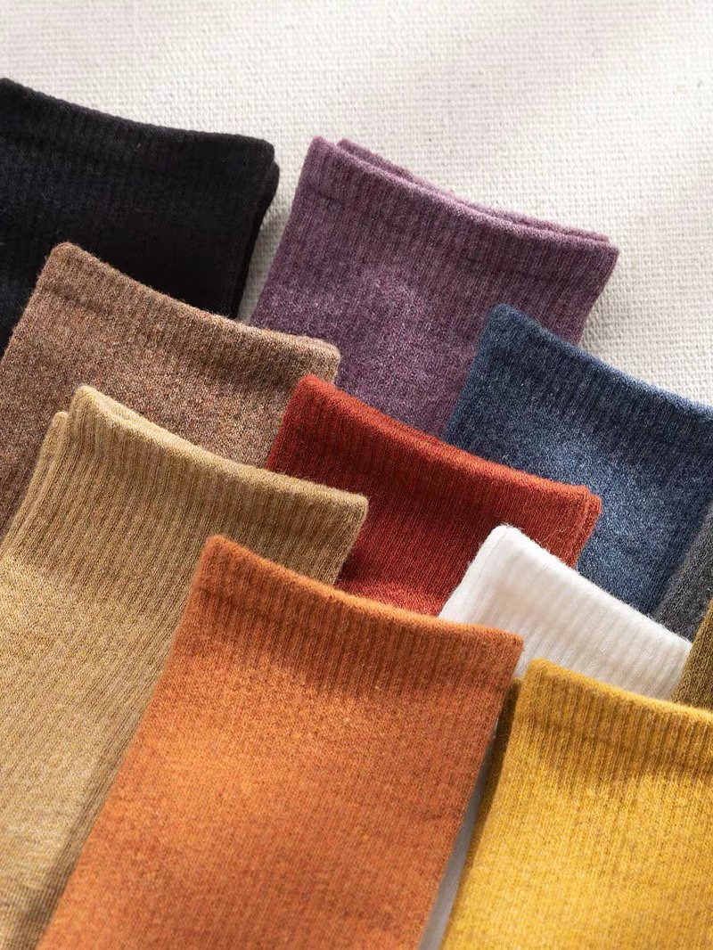 Autumn and winter socks in the tube socks Korean tide thickening plush warm towel stockings winter thick socks deodorant 0150 thumbnail