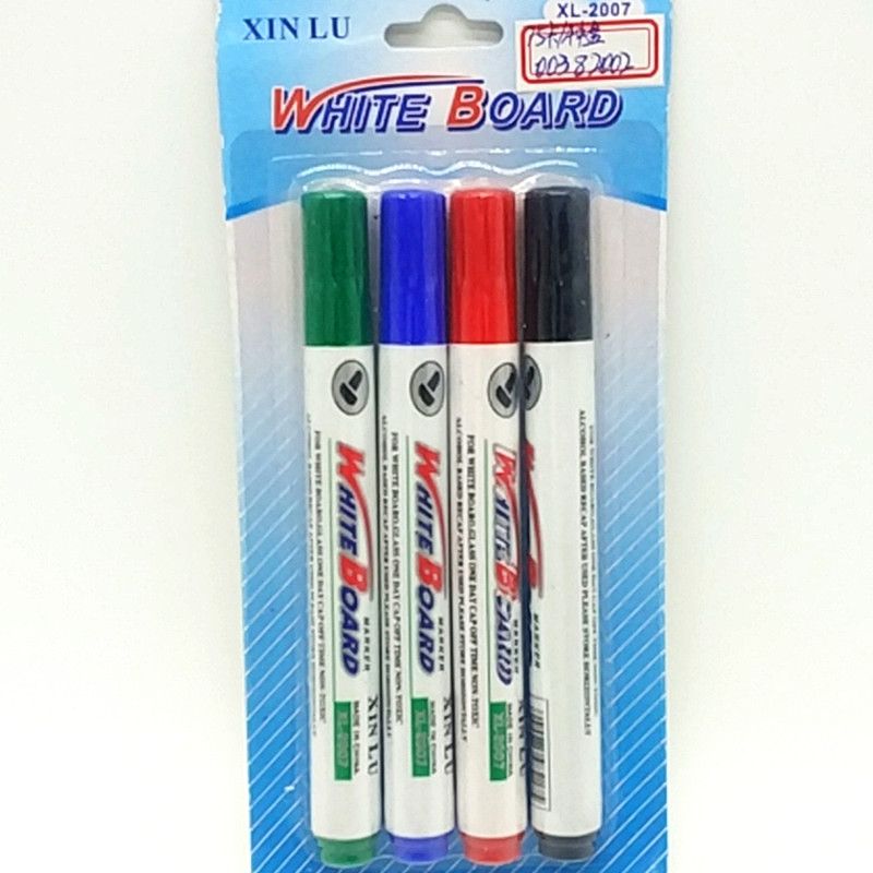 XL-2007吸卡4pcs彩色记号笔 学生标记笔 办公用品详情图1