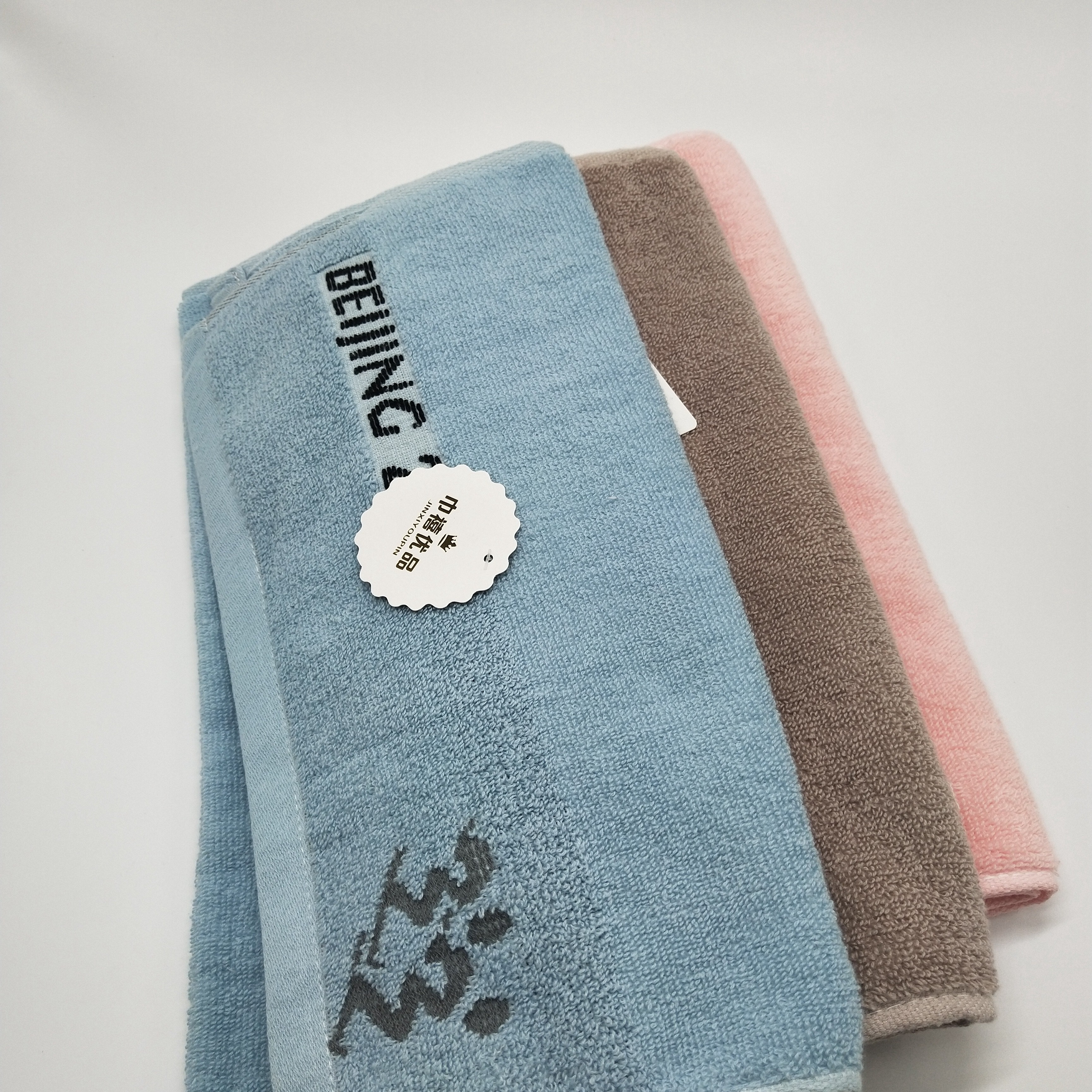 毛巾纯棉家用洗脸柔软吸水速干糖果色面巾批发详情图5