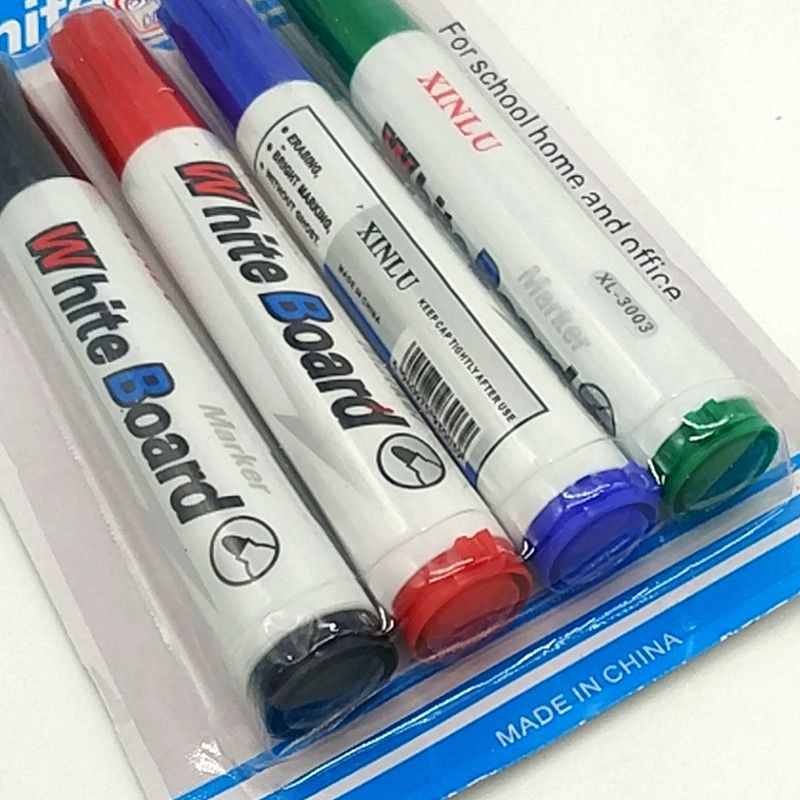 XL-3003吸卡4pcs彩色白板笔 可擦白板笔，标记笔详情图3