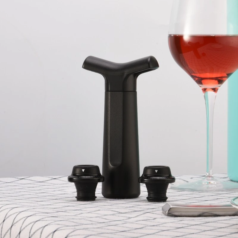 Household red wine preservation stopper, one pump and two stoppers, wine set, red wine vacuum stopper, silicone wine bottle stopper detail image 11