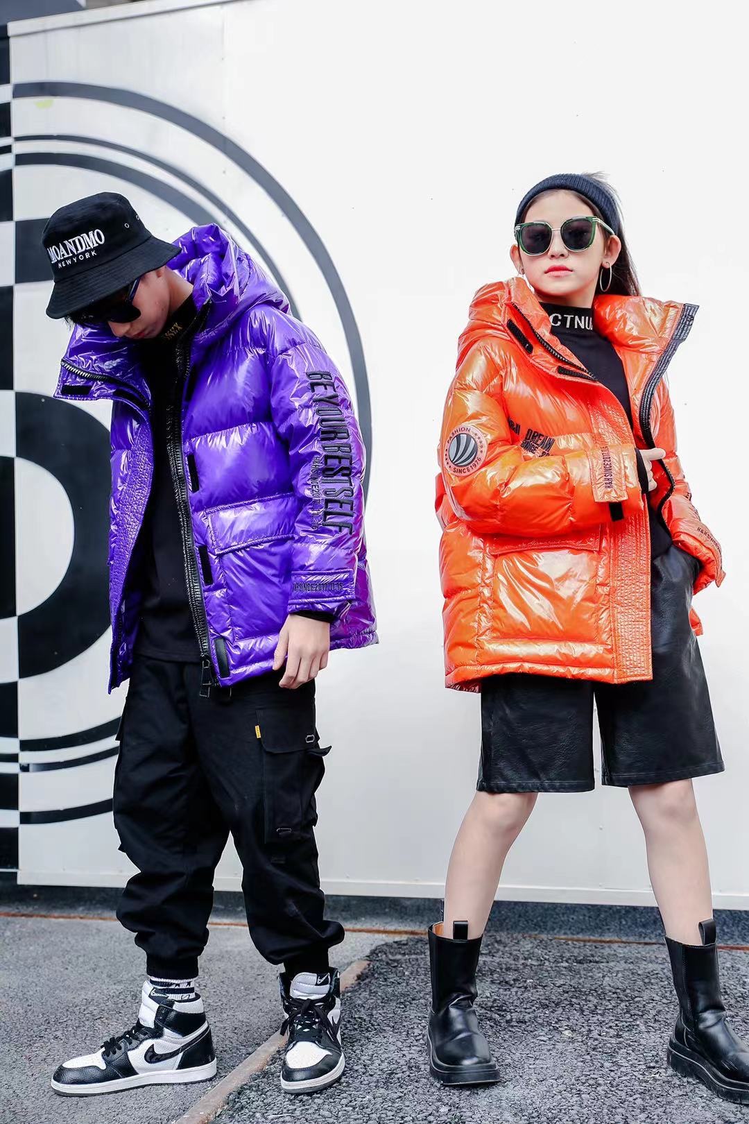 2020 New Xiaolingding down jacket no-rinse Coat 150-180 Item Picture