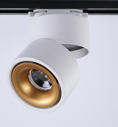 LED surface-mounted downlight, black and white foldable multi-angle COB spotlight, rotating lighting, ceiling spotlight, 10W