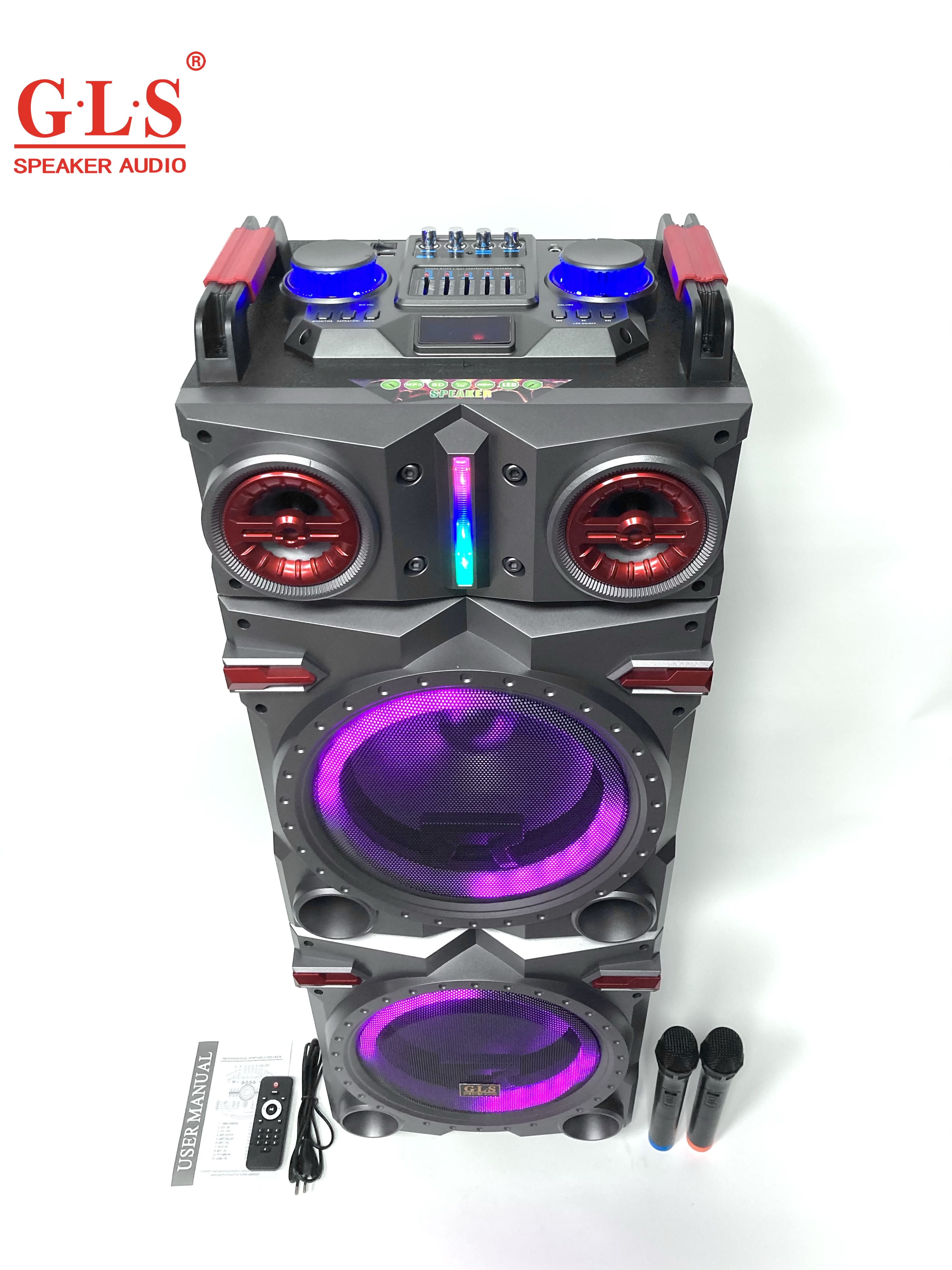 蓝牙便携式收音机电瓶音箱TWS/USB/TF音响
广场舞音响MT-1280详情图3