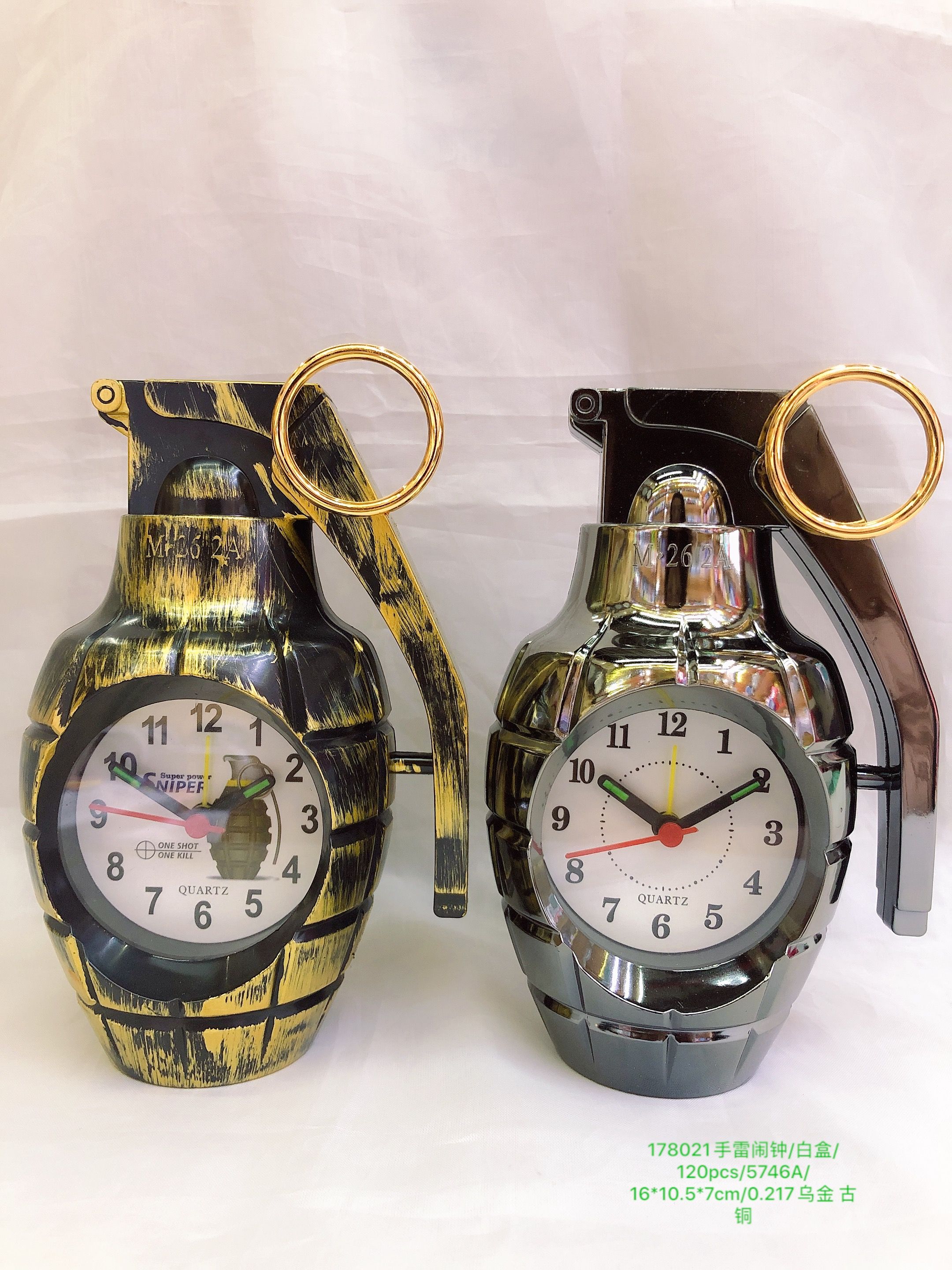 新款仿古个性创意造型独特闹钟 儿童礼品钟表 叫醒学生闹表