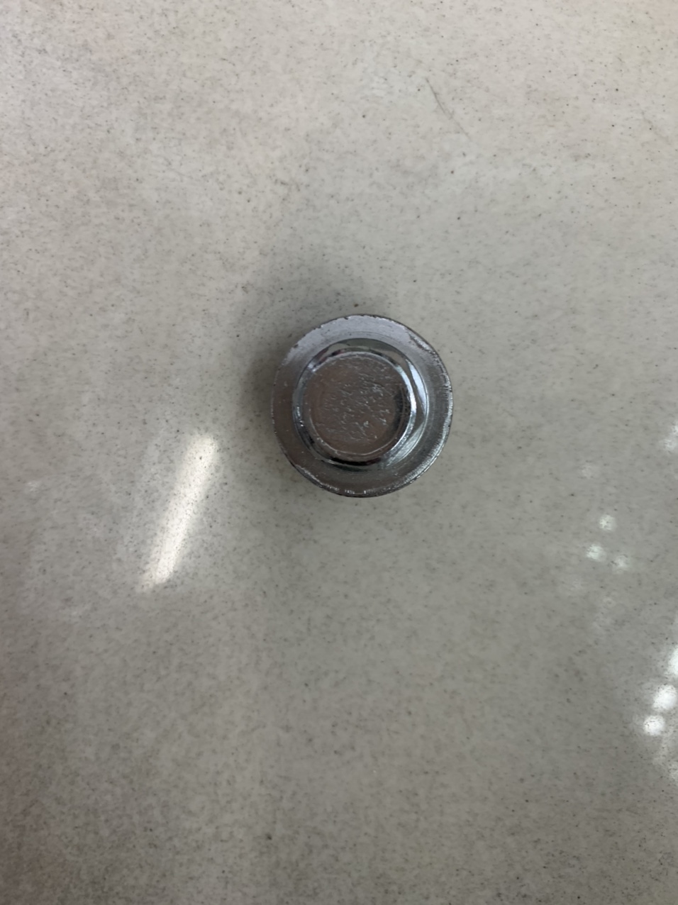 Chrome plating on the plug