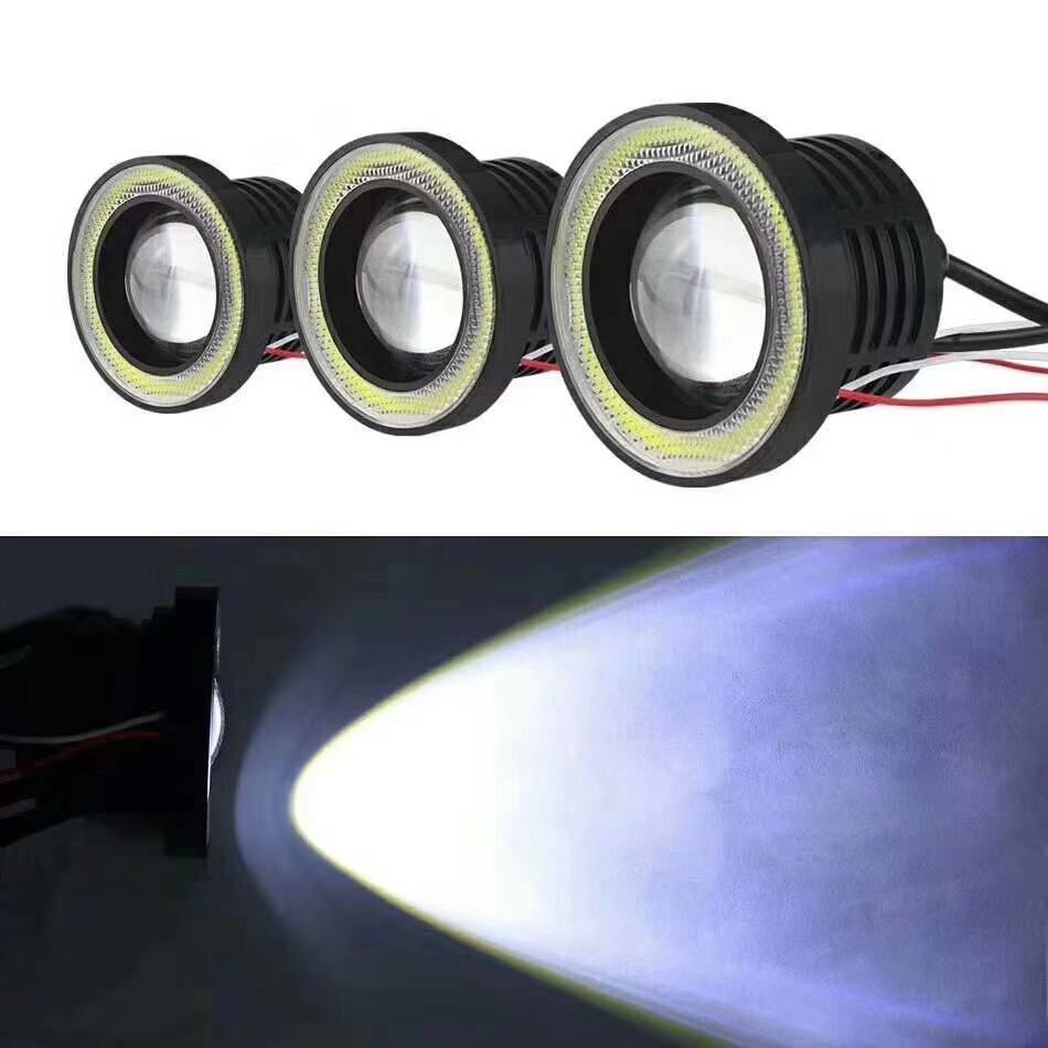 30W automotive LED lens, fog lamp strip, angel circle, bull eye daytime running light, 3-inch in multiple colors, selling well in foreign trade details Picture