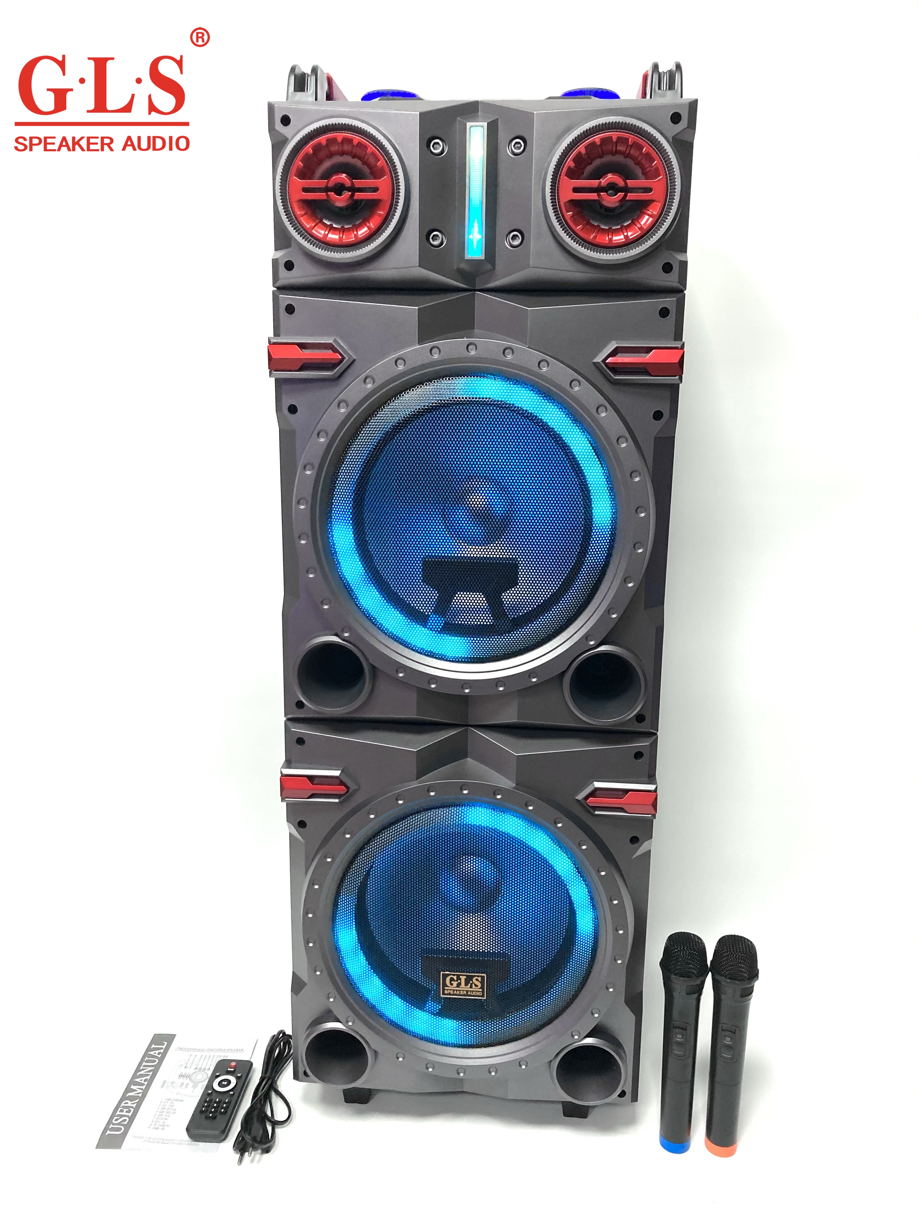 蓝牙便携式收音机电瓶音箱TWS/USB/TF音响
广场舞音响MT-1280详情图2