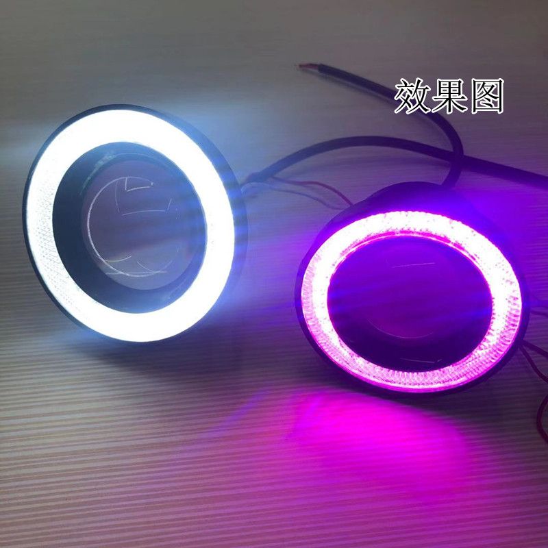 30W automotive LED lens, fog lamp strip, angel circle, bull eye daytime running light, 3-inch in multiple colors, selling well in foreign trade Application Scenario