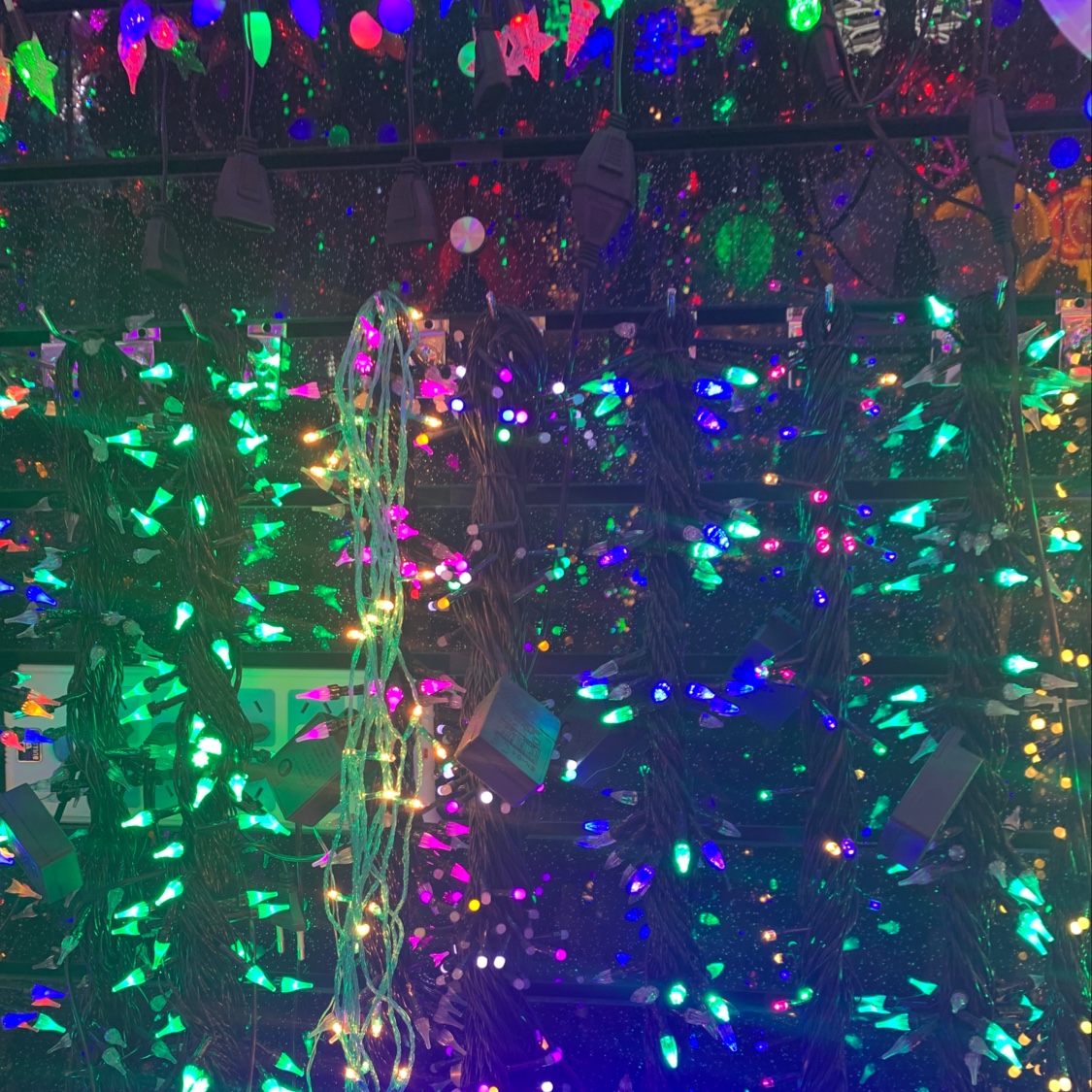 实拍LED灯彩灯氛围灯圣诞灯圣诞灯饰圣诞彩灯                                      
