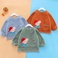 儿童纯棉可水洗反复使用吃饭罩衣秋冬季多色可选1图
