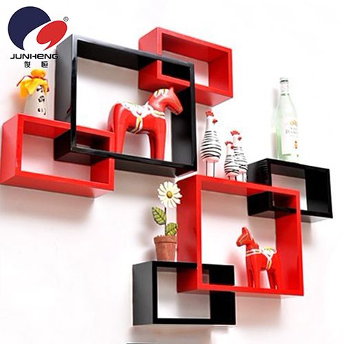 Decorative shelf Decorative shelf shelf display frame Display shelf storage rack Creative lattice 1207