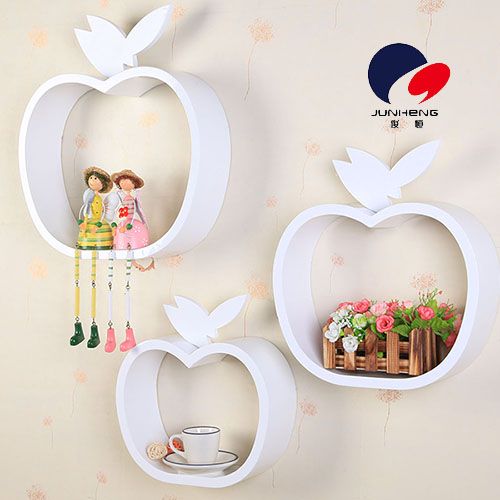 Little Apple Creative Grid Partition Shelf TV Background Wall Decoration Rack 1428 Specification image