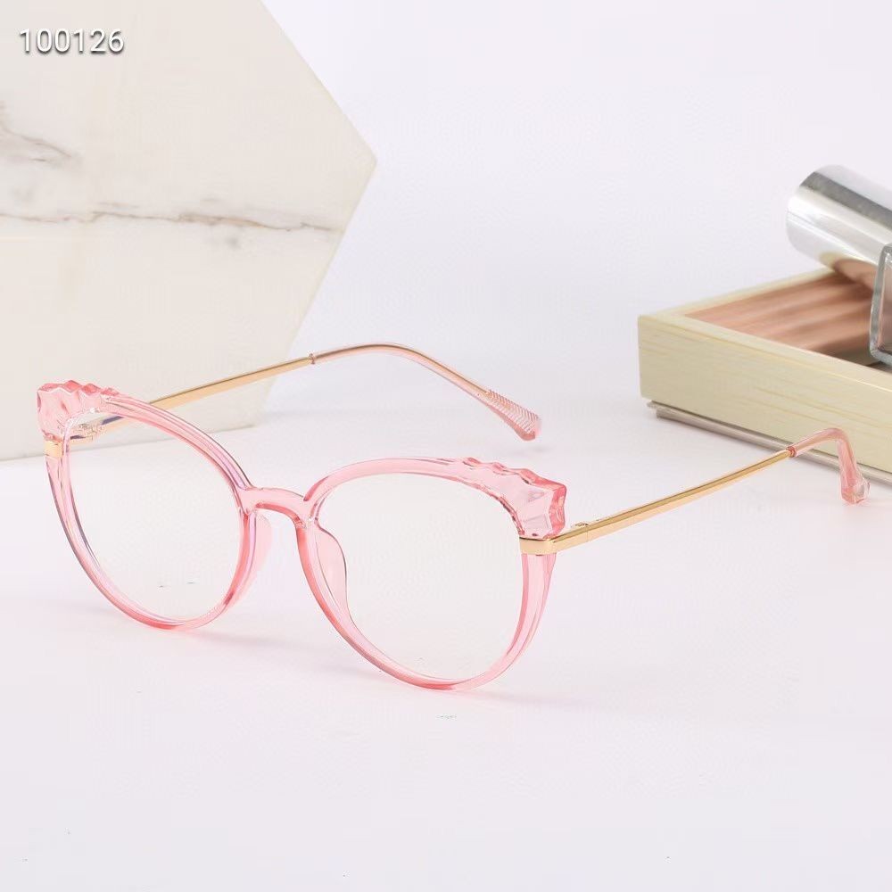 Wholesale of new flat light glasses, Korean version student glasses frame, retro glasses, unisex flat light glasses detail image 2