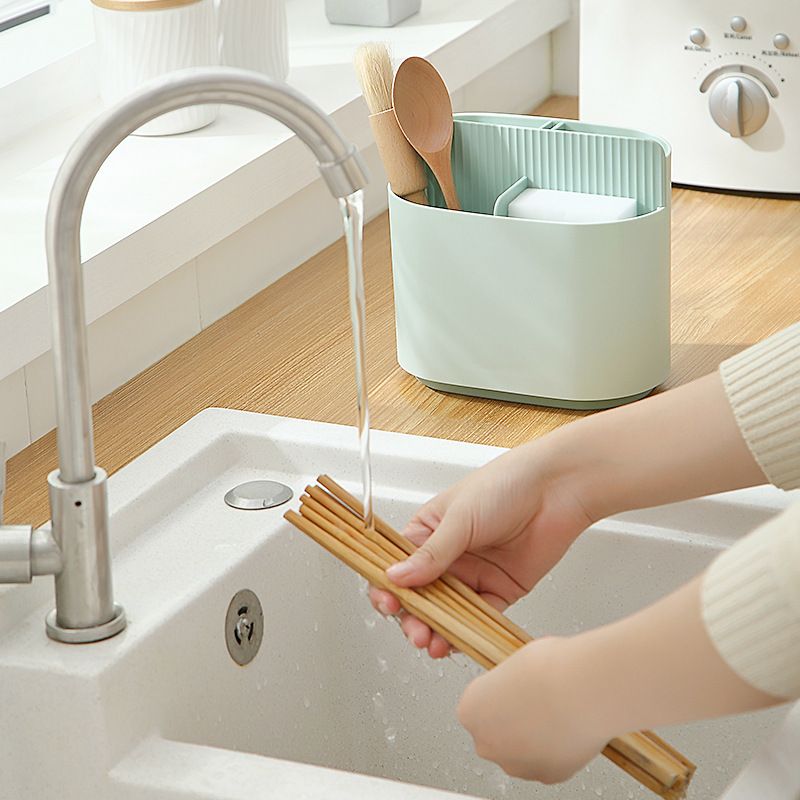 Damon series tableware storage cages, chopstick cages, kitchen draining storage racks, draining chopstick cages in multiple colors details Picture