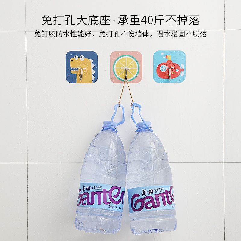 挂钩/挂钩免打孔/挂钩贴/塑料挂钩/透明挂钩细节图