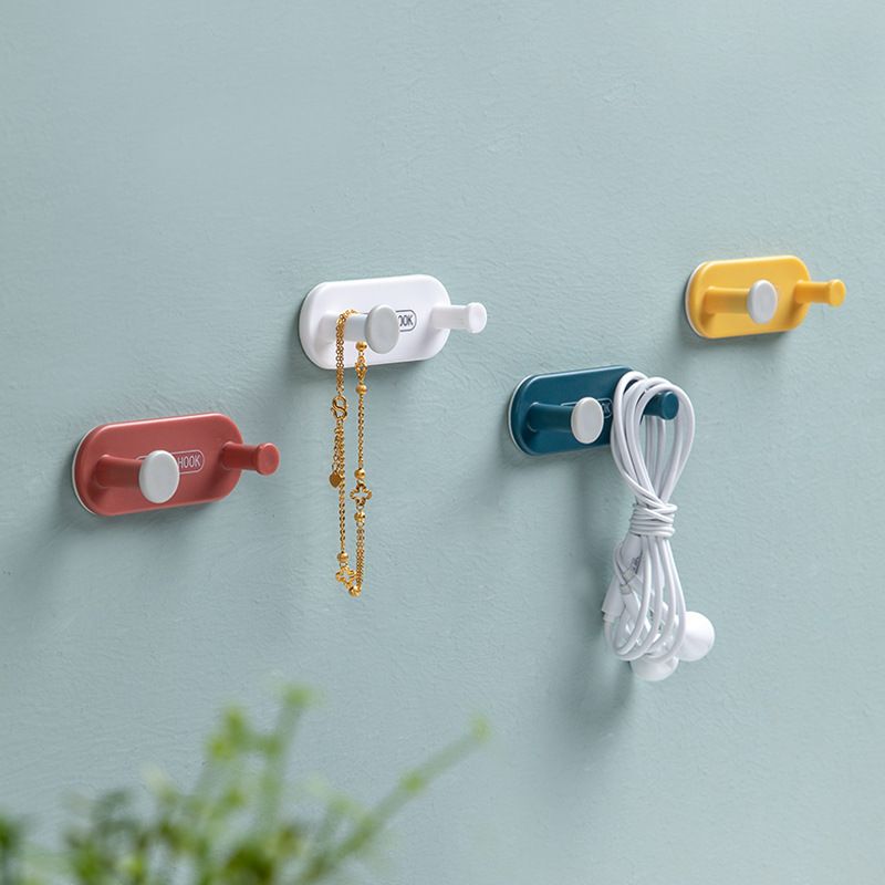 Strong hook, cute adhesive, dormitory hook, wall no need to drill holes, bathroom and kitchen wall double adhesive hook, mother and child buckle full figure