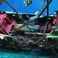 海马气动鱼缸装饰品水族箱造景套餐增氧玩具深海烂船沉船产品图