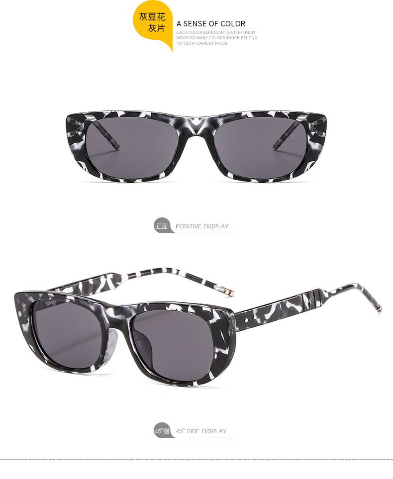 新款欧美时尚方框太阳镜 个性百搭街拍男女墨镜跨境潮流太阳眼镜详情图10