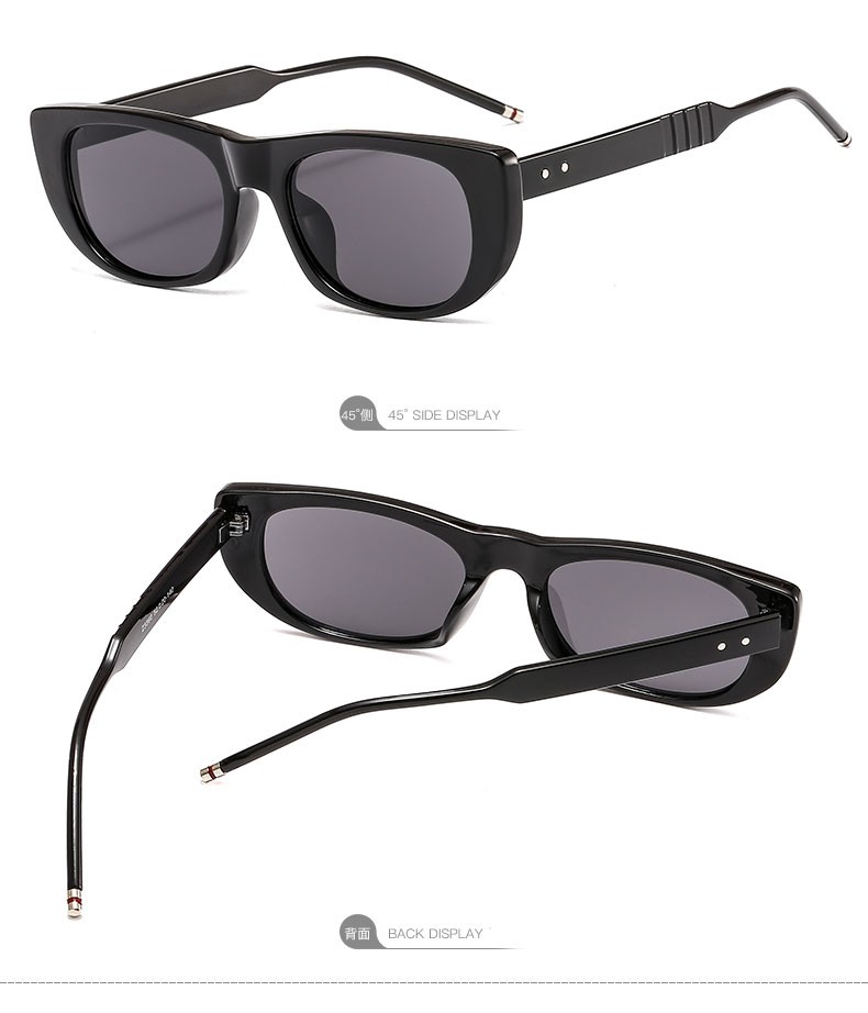新款欧美时尚方框太阳镜 个性百搭街拍男女墨镜跨境潮流太阳眼镜详情图4