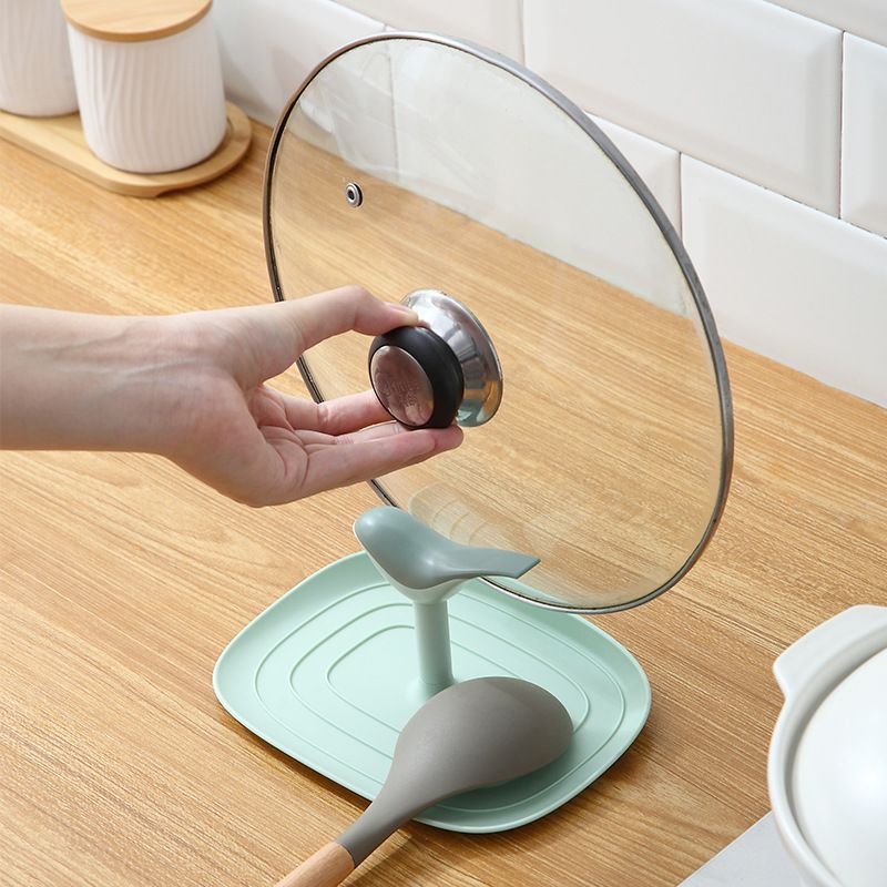 Pot lid rack, wall-mounted kitchen storage rack, no need to drill holes for pot LIDS, cutting board and chopping board storage wonder, creative Specification image