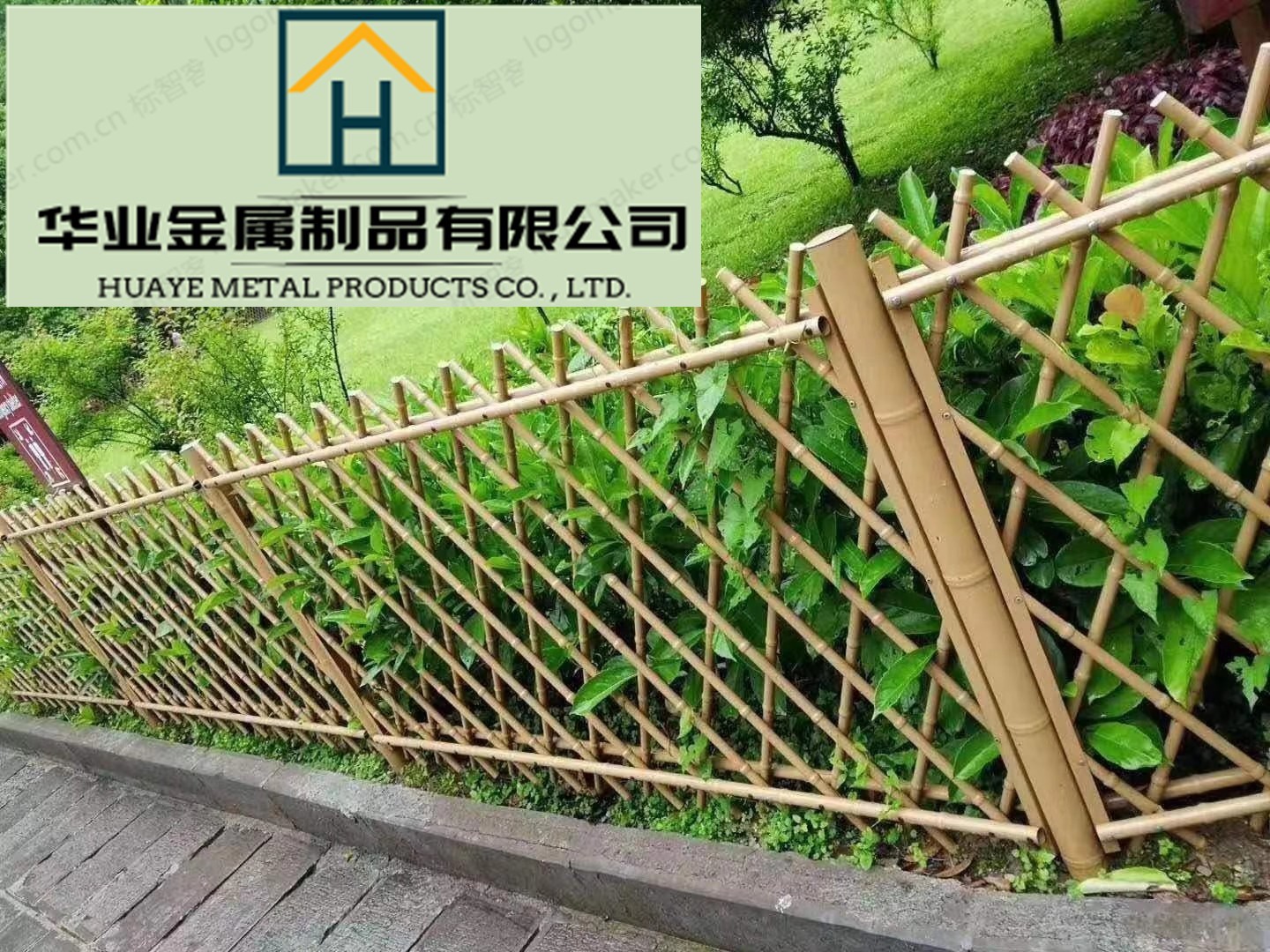 仿竹护栏 仿竹围挡 围栏详情图3