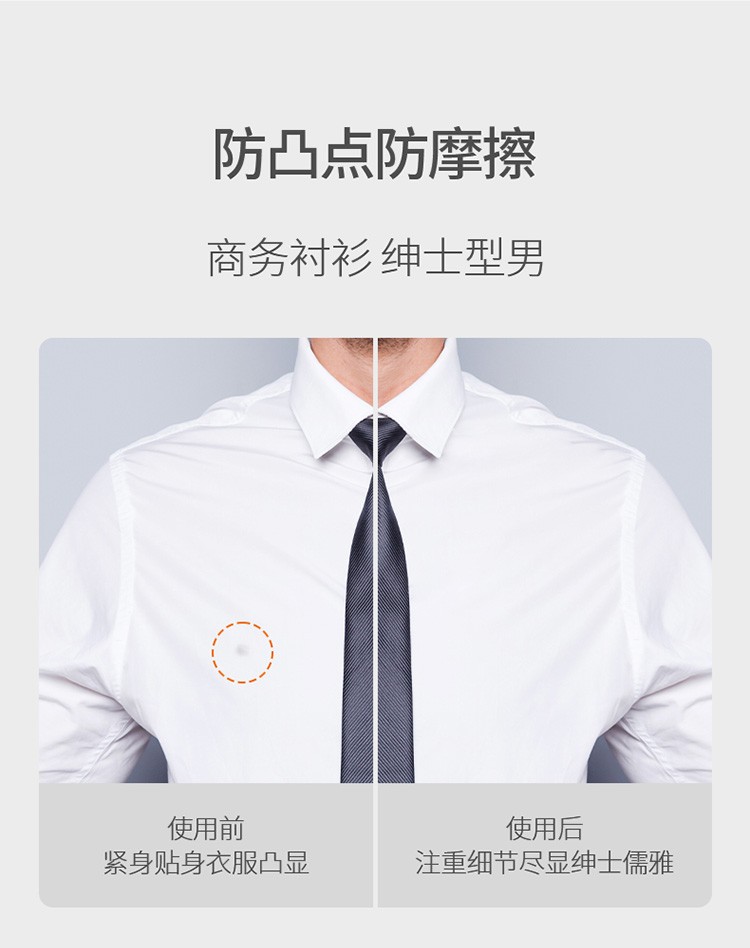 男士专用胸贴防凸点隐形一次性乳贴马拉松运动防摩擦防走光（20对）详情图5