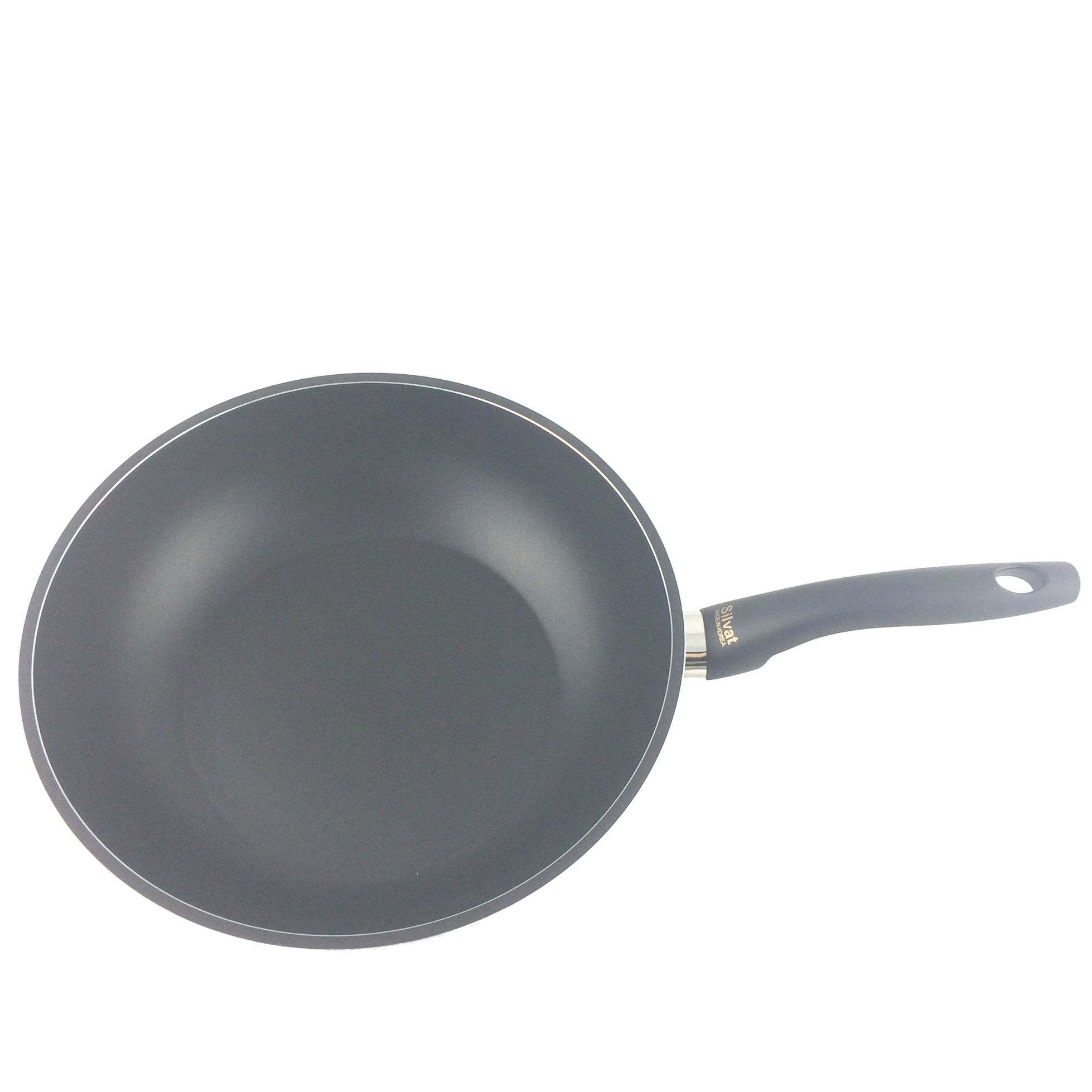 Kitchen code: Korean imported kitchenware, wine red universal non-stick wok, 32cm Application Scenario
