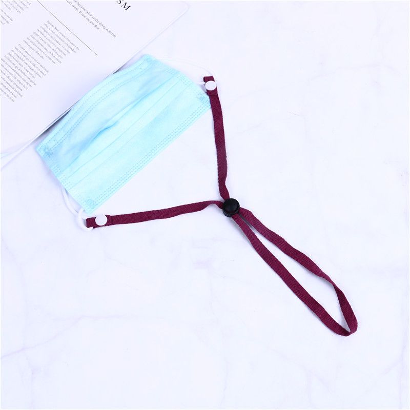 South Korea Fashion Mask Extended Rope Herringbone Hanging Neck Wind Rope Mask Anti-Loss Rope Pick And Wear Convenient [Foreign Trade Only] undefined