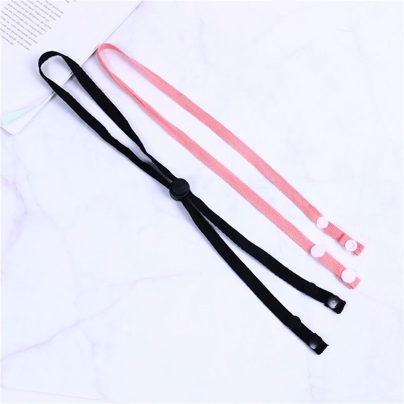 South Korea Fashion Mask Extended Rope Herringbone Hanging Neck Wind Rope Mask Anti-Loss Rope Pick And Wear Convenient [Foreign Trade Only] details Picture