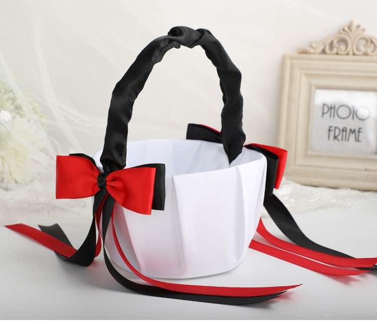 Western-style wedding flower baskets, wedding flower baskets, flower boys scattering flower baskets, wedding supplies detail image 5